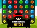 Gra Ninja Treasure Match 3