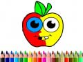 Gra Back To School: Apple Coloring Book