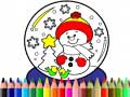 Gra Back To School: Christmas Coloring Book
