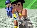 Gra GunGame shooting warfare: blocky gangster