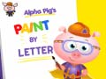 Gra Alpha Pig`s Paint By Letter