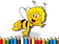 Gra Back To School: Bee Coloring Book