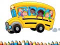 Gra School Bus Coloring Book