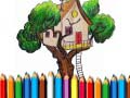 Gra Tree House Coloring Book