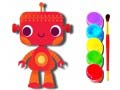 Gra Back to School: Robot Coloring Book