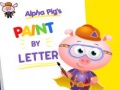 Gra Alpha Pig's Paint By Letter