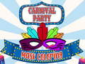 Gra Carnival Party Mask Coloring