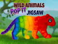 Gra Wild Animals Pop It Jigsaw