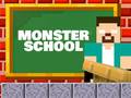 Gra Monster School: Roller Coaster & Parkour