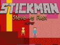 Gra Stickman Steve vs Alex Nether