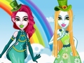 Gra Green Vs Rainbow Fashion Battle