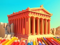 Gra Coloring Book: Parthenon Temple