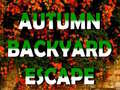 Gra Autumn Backyard Escape 