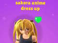 Gra Sakora Anime Dress Up