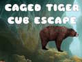 Gra Caged Tiger Cub Escape