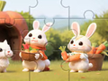 Gra Jigsaw Puzzle: Rabbits With Carrots