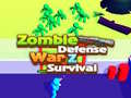 Gra Zombie defense: War Z Survival