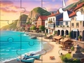 Gra Jigsaw Puzzle: Seaside Town