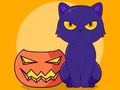 Gra Coloring Book: Halloween Cat