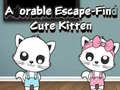 Gra Adorable Escape Find Cute Kitten