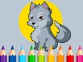 Gra Coloring Book: Wolf
