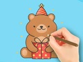 Gra Coloring Book: Gift Bear