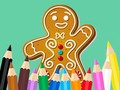 Gra Coloring Book: Gingerbreads