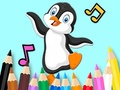 Gra Coloring Book: Dancing Penguin