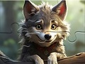 Gra Jigsaw Puzzle: Smiling Wolf