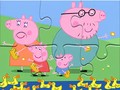 Gra Jigsaw Puzzle: Peppa Pig Feed Ducks