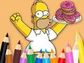 Gra Coloring Book: Simpson Doughnut