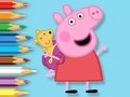 Gra Coloring Book: Peppa With Toy Bear