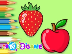 Gra Coloring Book: Apple And Strawberry