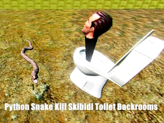 Gra Python Snake Kill Skibidi Toilet Backrooms