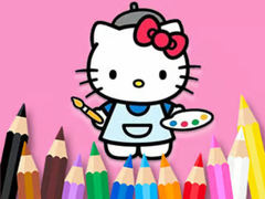 Gra Coloring Book: Hello Kitty Painting