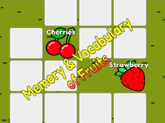 Gra Memory & Vocabulary of Fruits