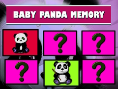 Gra Baby Panda Memory