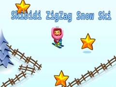 Gra Skibidi ZigZag Snow Ski