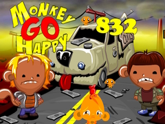 Gra Monkey Go Happy Stage 832