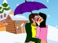 Gra Snow Fall Kissing