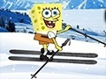 Gra Sponge Bob skiing