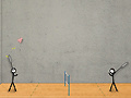 Gra Stick Figure Badminton