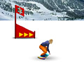 Gra Snowboard slalom