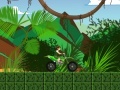 Gra Ben 10 in the jungle on a motorcycle