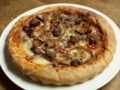 Gra Deep pan mushroom, cheese pizza