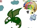 Gra Dragon Battle Coloring