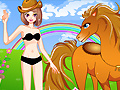 Gra Cool Girl And Horse