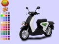 Gra Black Scooter Coloring 