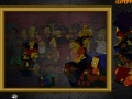 Gra Puzzle mania funny Simpson family