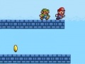 Gra Super Mario bros. 2 star scramble rapidly fall